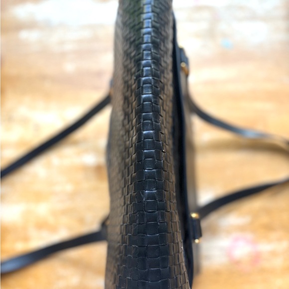 Hartmann Vintage Black Woven Leather Briefcase, Rare, Unisex - Picture 8 of 14